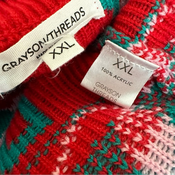 Grayson Threads Santa Baby Christmas Sweater Size XXL - Picture 7 of 7